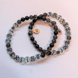 f-ing healing black rutile quartz bracelets