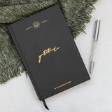 Happy Rebel gratitude journal and silver pen