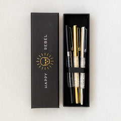 Happy Rebel Crystal Pen Set