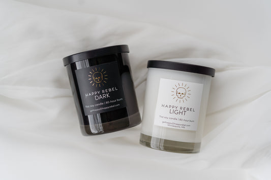 happy rebel brand candles