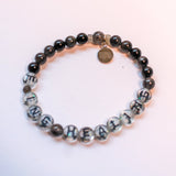 f-ing healing black rutile quartz bracelet